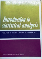 Introduction to statistical analysis